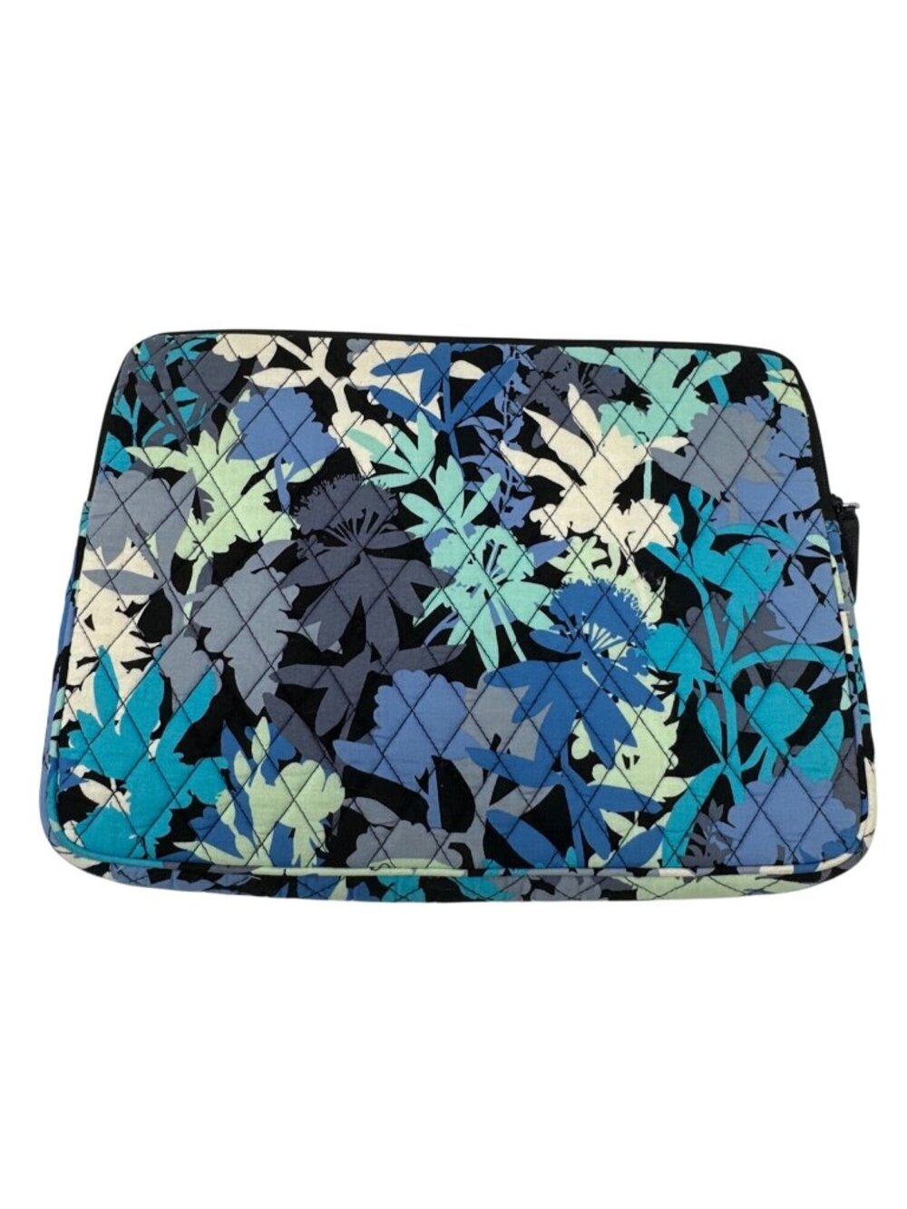 Vera Bradley Quilted Floral Laptop Sleeve With Zippered Closure